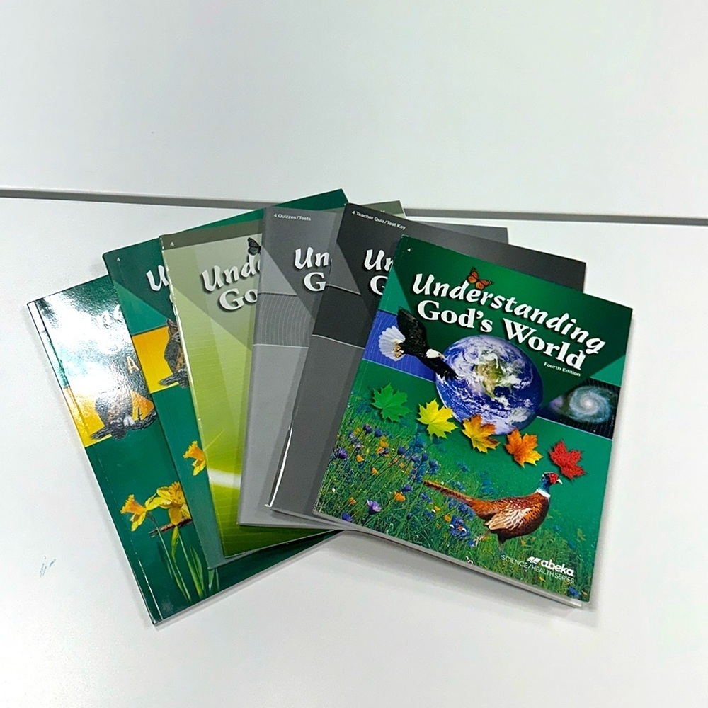 Grade 4 Abeka Understanding God‘s world books​